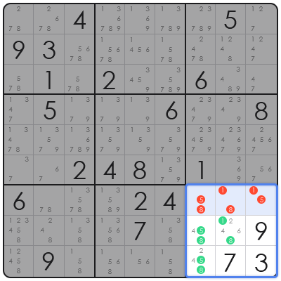 sudoku x wing technique